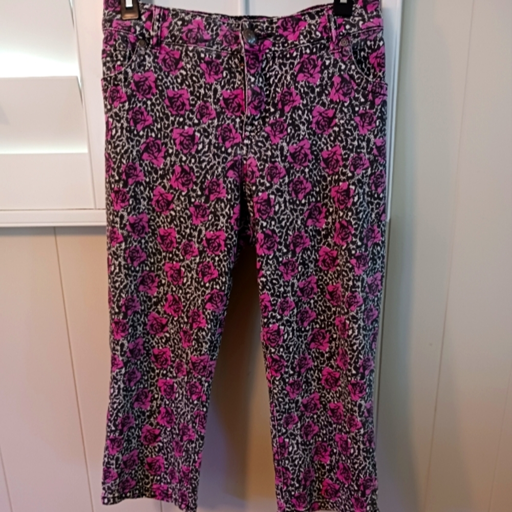 TORRID punk rock crop jeans